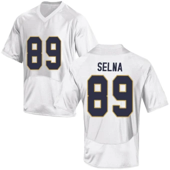 Men's Notre Dame Fighting Irish Charlie Selna Football Jersey - Game White