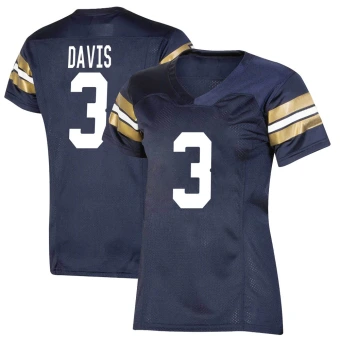 Women's Notre Dame Fighting Irish Avery Davis Replica 2021 Shamrock Series Football Jersey - Premier Navy