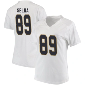 Women's Notre Dame Fighting Irish Charlie Selna Football Jersey - Game White