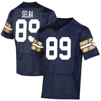 Youth Notre Dame Fighting Irish Charlie Selna Replica 2021 Shamrock Series Football Jersey - Premier Navy